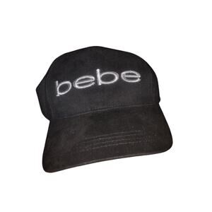 V56-BEBE brand hat black adjustable strap-back cap